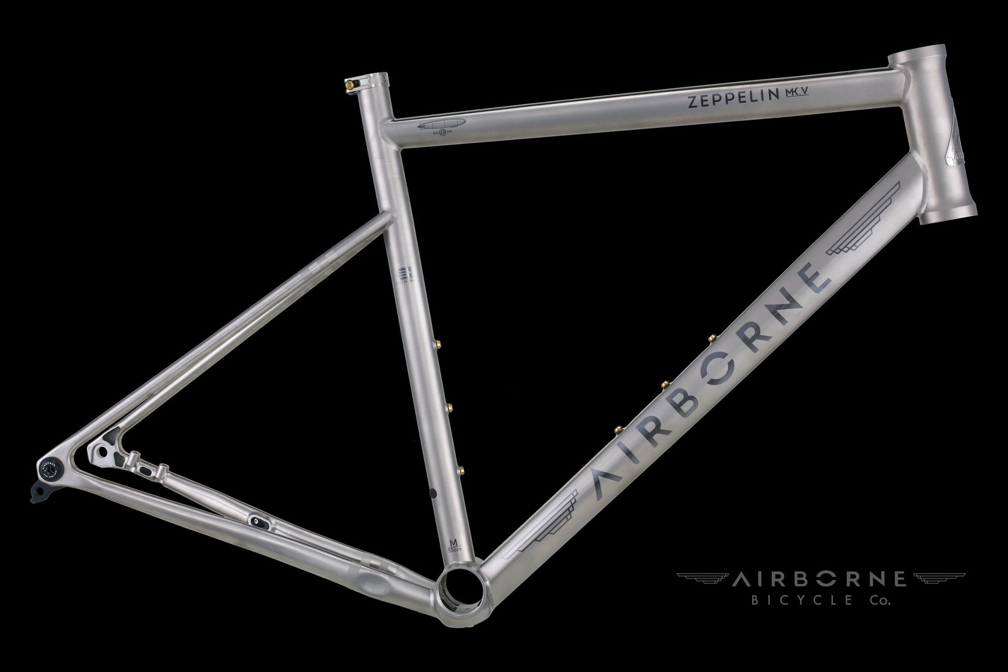 Zeppelin Mk. V // Titanium Road Frame Set (Disc Brake)